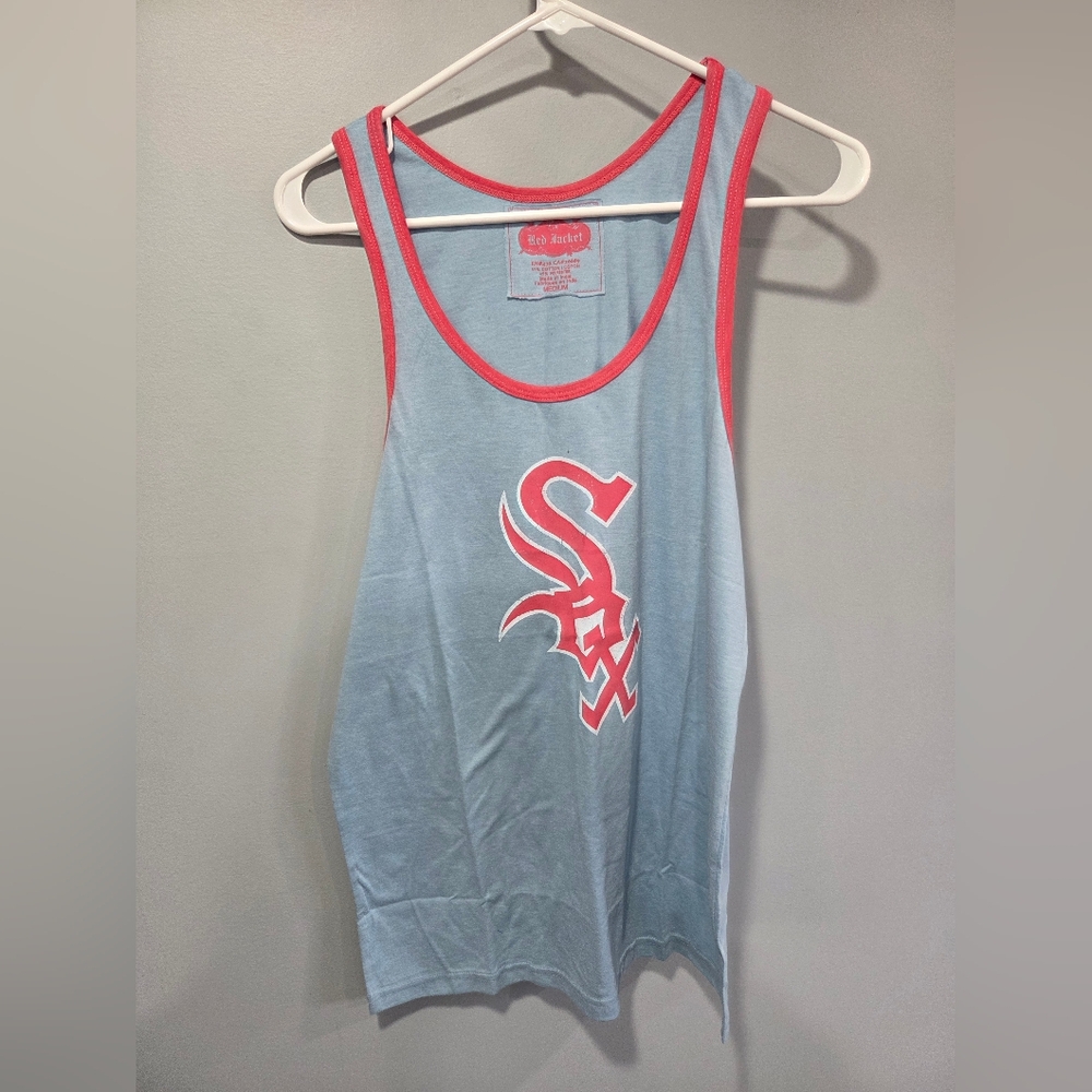 Womens Red Jacket Brand MLB Chicago White Sox Tank Top Medium